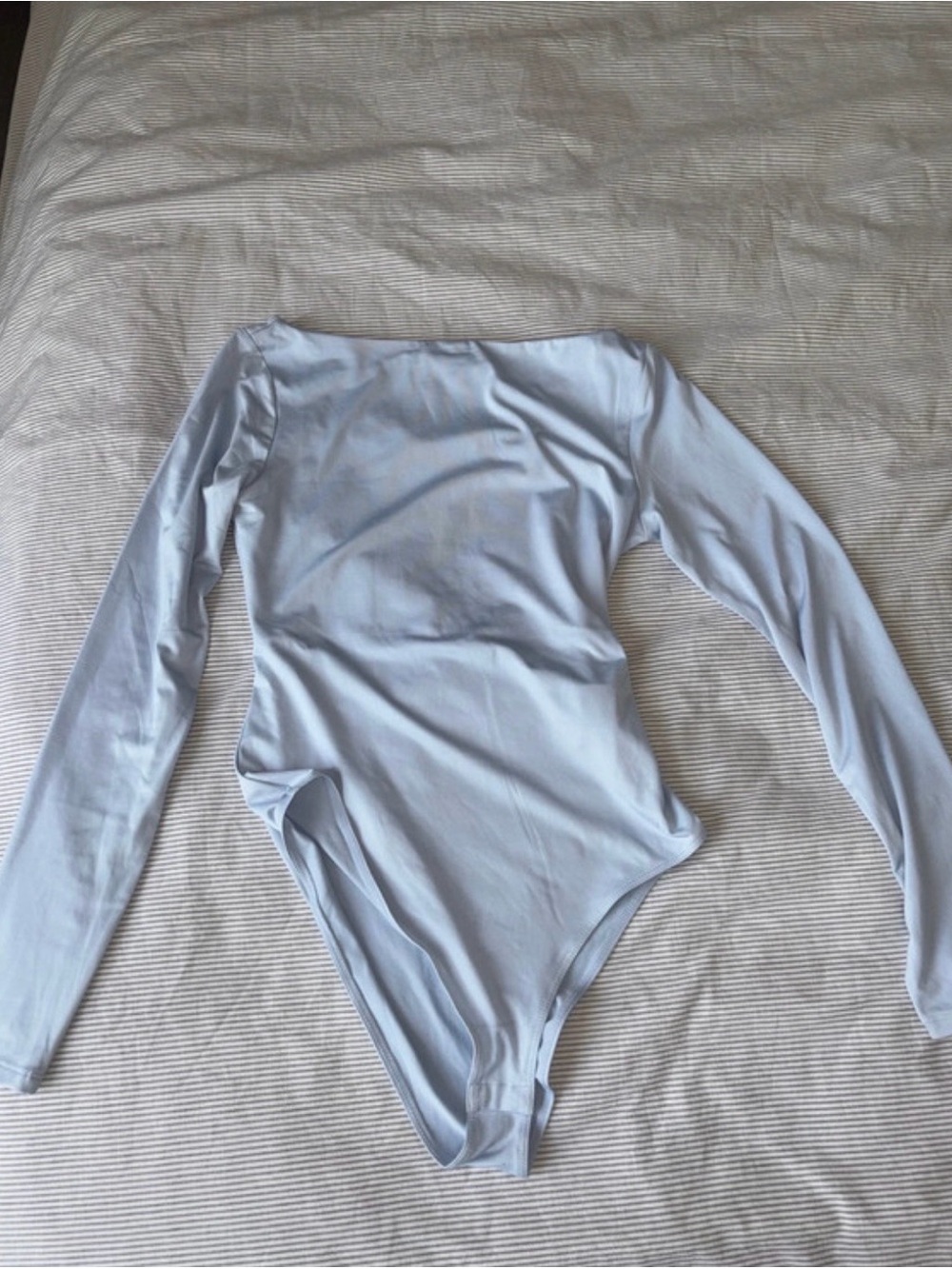 H&M Light Blue Long-Sleeve Kids Bodysuit